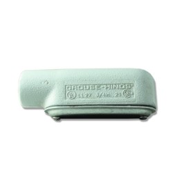 Conduleta CROUSE HINDS Serie 3 Forma-T 1 1-4 En Aluminio con pintura Gris