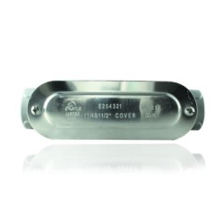 Conduleta CROUSE HINDS Serie 3 Forma-C 1 1-4 Pulg  En Aluminio con pintura Gris  12360590C43 CG CTAPA Y EMP