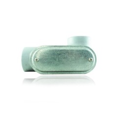Conduleta CROUSE HINDS Serie 7 NEMA3R Forma- LR  2 Pulg  En Aluminio       640635LR67 CG C TAPA Y EMP