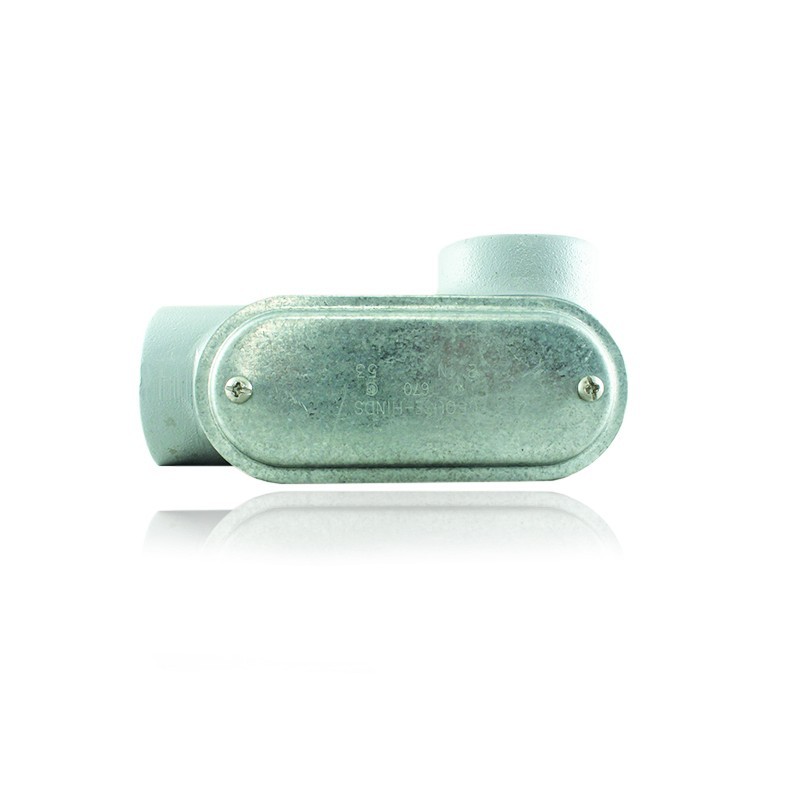 Conduleta CROUSE HINDS Serie 7 NEMA3R Forma- LR  2 Pulg  En Aluminio       640635LR67 CG C TAPA Y EMP