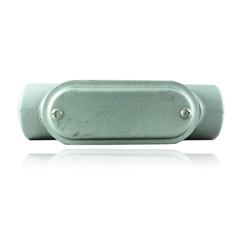 Conduleta CROUSE HINDS Serie 7 NEMA3R Forma- C  1 1-2 Pulg  En Aluminio       640604C57 CG C TAPA Y EMP
