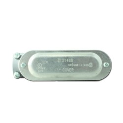 Conduleta CROUSE HINDS Serie 3 Forma-LB  1 Pulg  En Aluminio con pintura Gris  LB33 EMT CTAPA