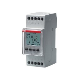 Interruptor con Horario ABB D2 Digital semanal-diario 2 Contactos conm     2CSM256313R0621