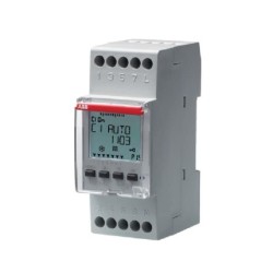 Interruptor con Horario ABB D1 Digital semanal-diario 1 Contacto conm     2CSM258763R0621