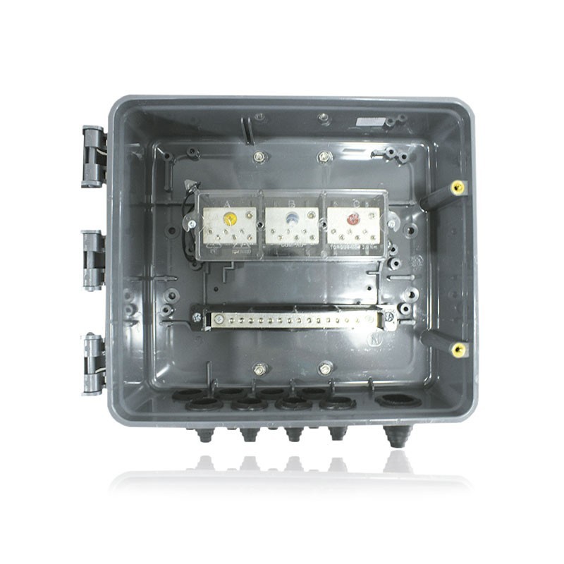 Caja Acometida de Derivacion en Policarbonato Trifasico 6 Usuarios-Monofasico 12 Usuarios Marca Compac  150AMP CODENSA