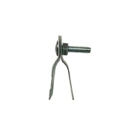 Abrazadera Grapa Metalica   1/2 Pulgada Ajustable para Tuberia Metalica y PVC