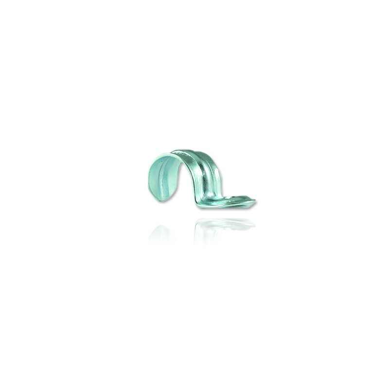 Abrazadera Grapa Metalica   3/8 Pulgadas Aleta Sencilla para Tuberia Metalica y PVC               SEN 38