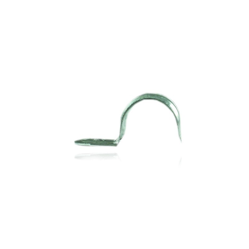 Abrazadera Grapa Metalica   3/4 Pulgada Aleta Sencilla para Tuberia Metalica y PVC