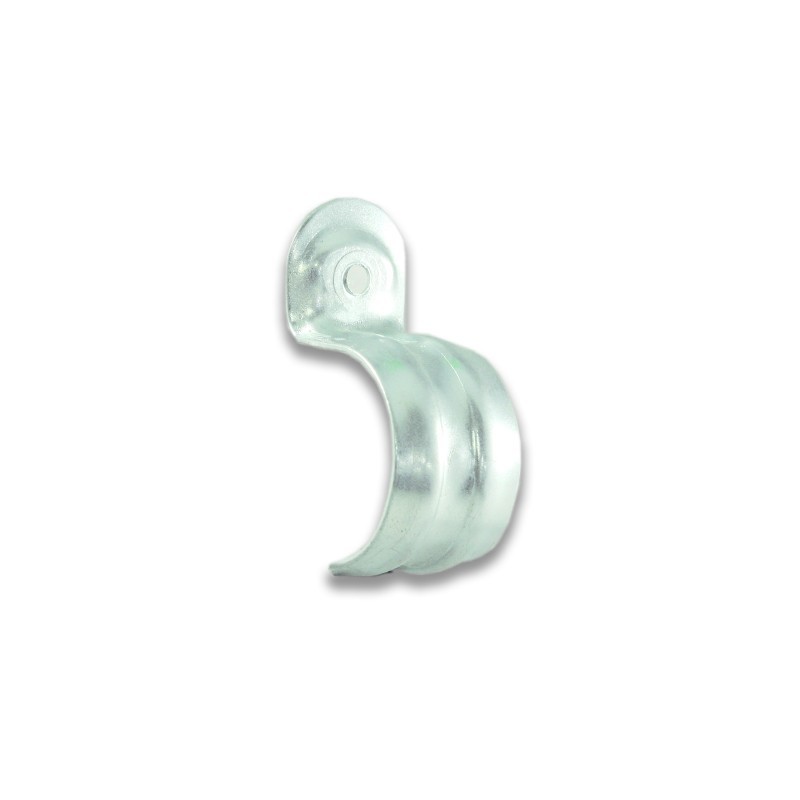 Abrazadera Grapa Metalica 1 1/2 Pulgada Aleta Sencilla para Tuberia Metalica y PVC