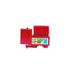 Jacks de Conexion cat 5 Rojo