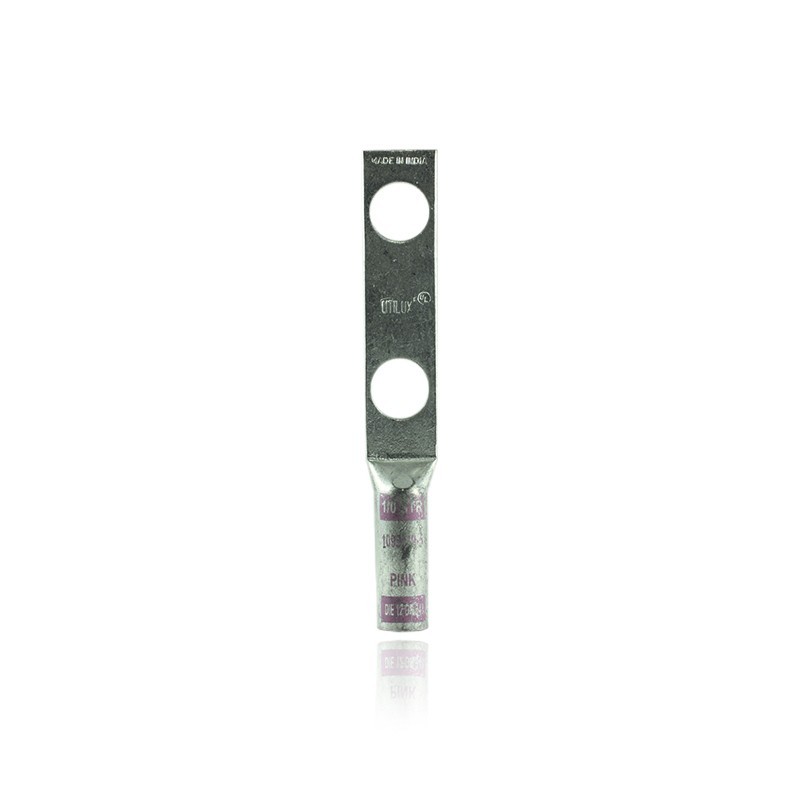 Borna Ponchar calibre   1/0 AWG Estañada Cobre Barril Largo Doble Hueco Ojo 1/2 10999395