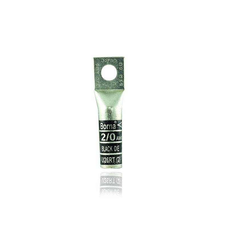 Borna Ponchar calibre   2/0 AWG Estañada Cobre Barril Largo Ojo 3/8  ISOI20