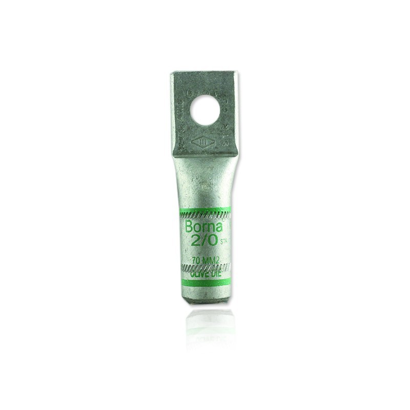 Borna Ponchar calibre   2/0 AWG Estañada Aluminio Barril Largo YAI 20