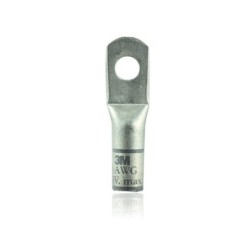 Borna Ponchar calibre     4 AWG Estañada Cobre Barril Corto Ojo 1/4  40045