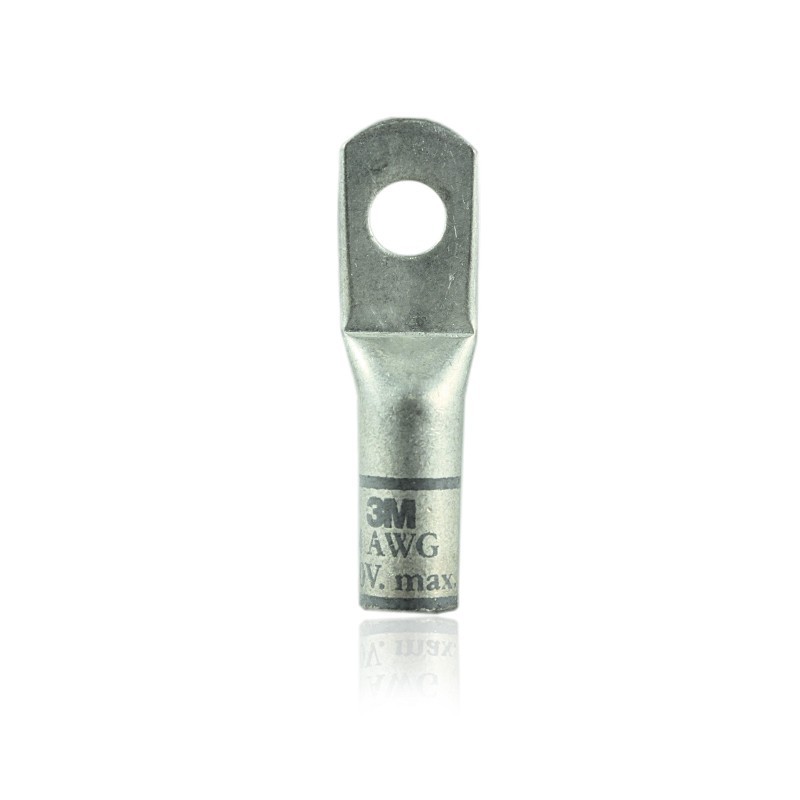 Borna Ponchar calibre     4 AWG Estañada Cobre Barril Corto Ojo 1/4  40045