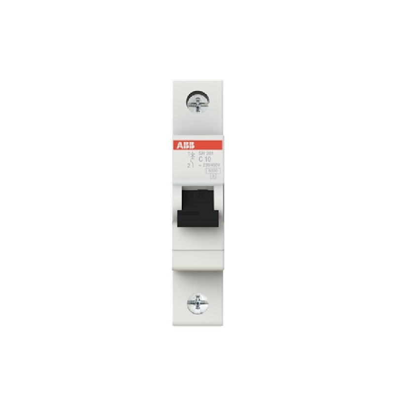 Breaker de Riel  Monopolar  1 X 10 AMP  6 KA  2CDS211001R0104SH201C10