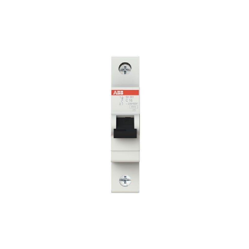 Breaker de Riel  Monopolar  1 X 16 AMP  6 KA  2CDS211001R0164SH201C16