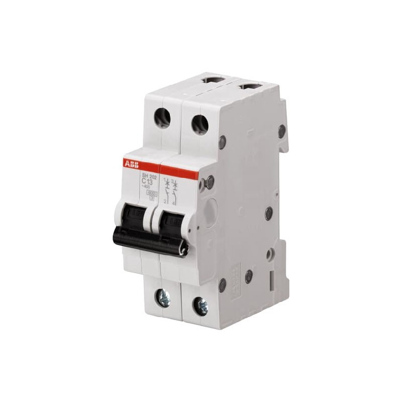 Breaker de Riel Bipolar  2 X 50 AMP  6 KA  2CDS212001R0504SH202C50