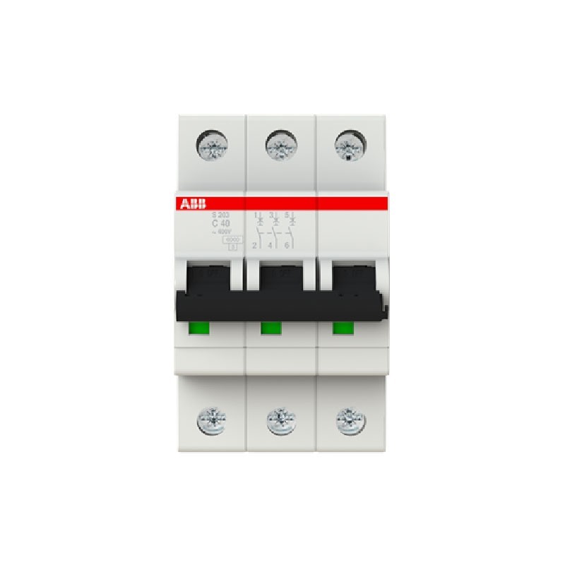 Breaker de Riel Tripolar 3 X  40 AMP 10 KA  2CDS253001R0404