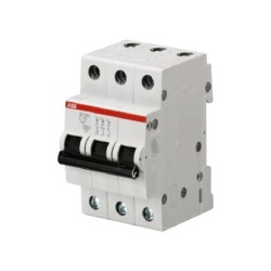 Breaker de Riel Tripolar 3 X  63 AMP  6 KA  2CDS213001R0634SH203C63