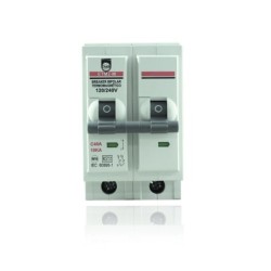 Breaker Enchufable Bipolar 2 X  40 AMP 6/10 KA  Terminal Cobre Proteccion Termomagnetica PT349315