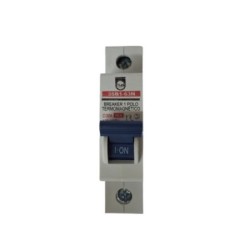 Breaker de Riel  Monopolar  1 x 20 AMP   6 KA Proteccion Termomagnetica PT349380
