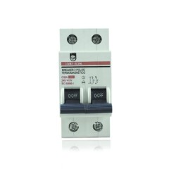 Breaker de Riel Bipolar  2 X 32 AMP  6 KA Proteccion Termomagnetica  PT349385