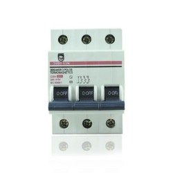 Breaker de Riel Tripolar 3 X  20 AMP  6 KA Proteccion Termomagnetica PT349396