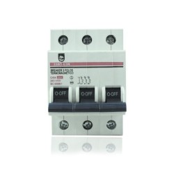 Breaker de Riel Tripolar 3 X  40 AMP  6 KA  Proteccion Termomagnetica PT349390