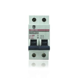 Breaker de Riel Bipolar  2 X 20 AMP  6 KA  Proteccion Termomagnetica PT349394