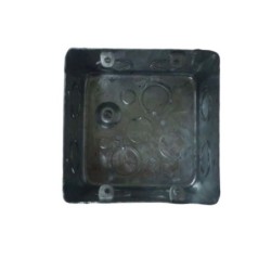 Caja metalica galvanizada 10x10 pulgadas con doble fondo para instalaciones electricas 3342220