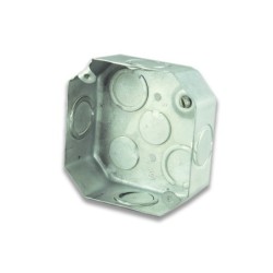 Caja JG Metalica Galvanizada Octagonal para Roseta calibre 20  33726 EX