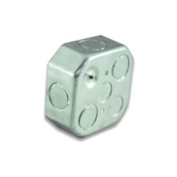 Caja JG Metalica Galvanizada Octagonal para Roseta calibre 20  33726 EX