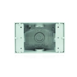 Caja Fundicion Aluminio 5800 con salida   1-2 pulgada  4 Huecos