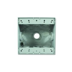 Caja Fundicion Aluminio 2400 con salida   1/2 pulgada 5 Huecos