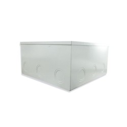 Caja Metalica de Paso  40cm x 40cm x 20cm Chapa Plastica  P33517