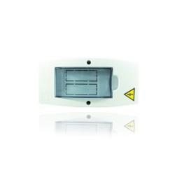 Caja Sobreponer Electrica Monofasica 1 y 2 Circuitos Enchufable Superficie PT730009U