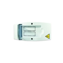 Caja Sobreponer Electrica Monofasica 1 y 2 Circuitos Enchufable Superficie PT730009U