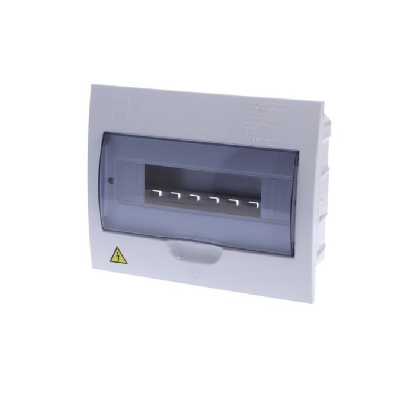 Tablero  Trifasico Para Breaker Riel 12 Circuitos Al-Cu 75A  PT730303T