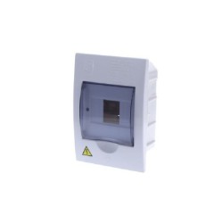 Tablero  Monofasico Para Breaker Riel Enchufable 4 Circuitos Al-Cu 75A  PT730300U