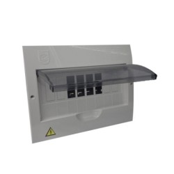 Tablero Monofasico Para Breaker Enchufable 6 Circuitos Al-Cu100A  PT730002U