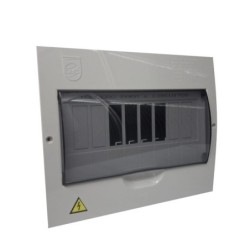Tablero Monofasico Para Breaker Enchufable 6 Circuitos Al-Cu100A  PT730002U