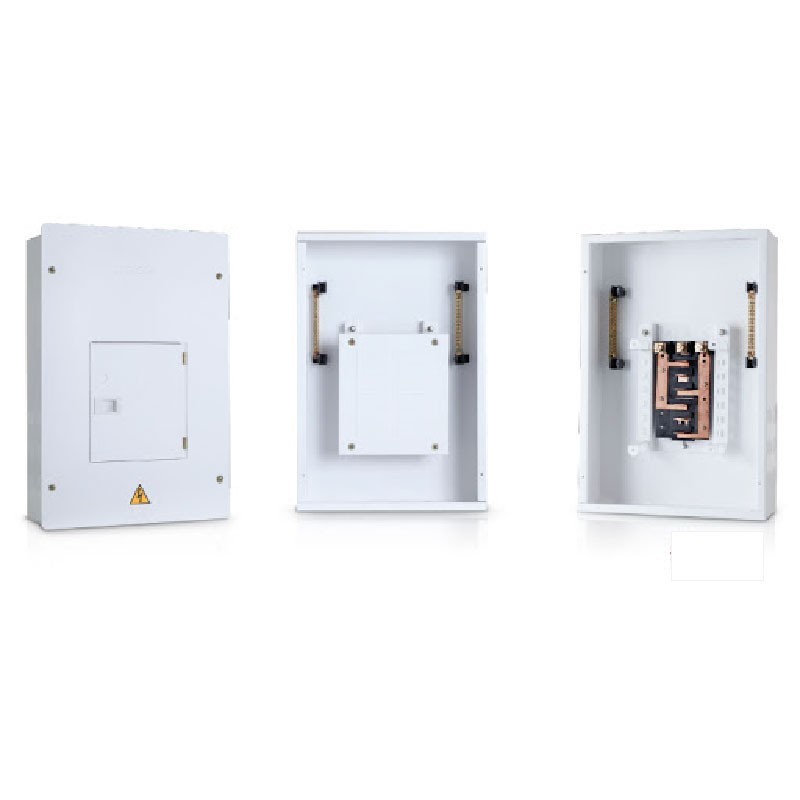 Tablero TERCOL Trifasico Con Puerta 6 Circuitos 125A Blanco       TP306-125
