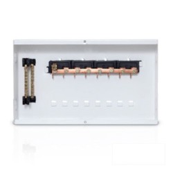 Tablero TERCOL Monofasico Sin Puerta 6 Circuitos 75A Blanco   TE6M