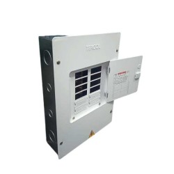 Tablero TERCOL Bifasico Con Puerta 12 Circuitos 125A Galvanizado     TB12PG
