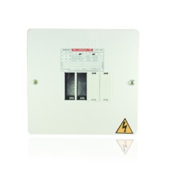 Tablero TERCOL Monofasico Sin Puerta 4 Circuitos 75A Galvanizado   TE4MG