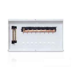 Tablero TERCOL Monofasico Sin Puerta 6 Circuitos 75A Galvanizado   TE6MG