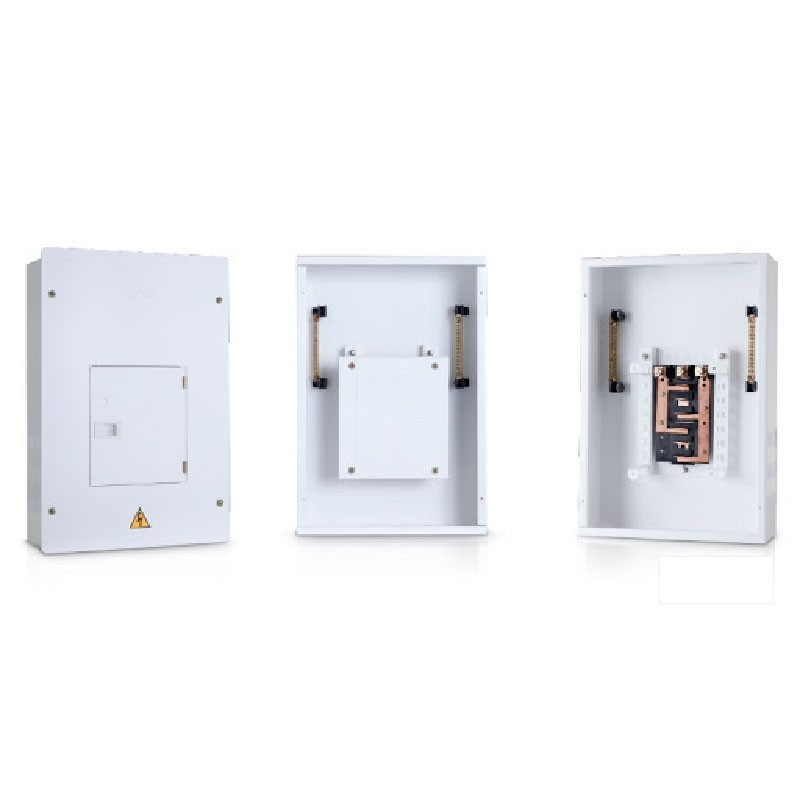 Tablero TERCOL Trifasico Con Puerta 6 Circuitos 125A Galvanizado      TP306-125G
