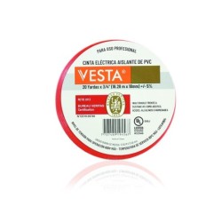 Cinta Aislante Electrica No20 - 18mts Color Rojo PT3060010