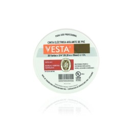 Cinta Aislante Electrica No 20 - 18mts Color Blanco PT3060018